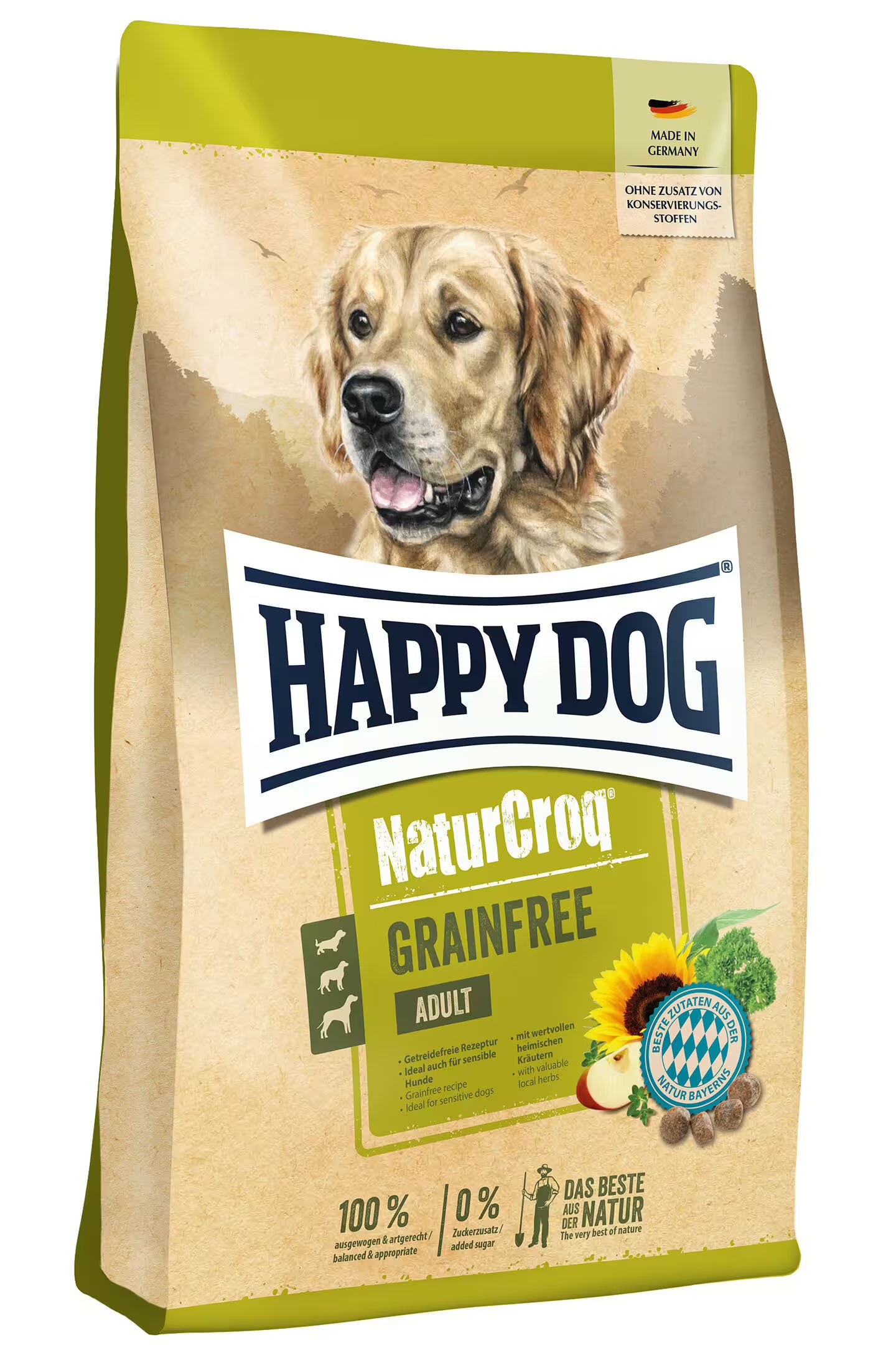 Happy Dog NaturCroq Grainfree - lazac és baromfi (1kg)