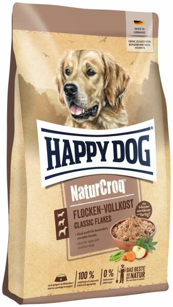 Happy Dog NaturCroq Flocken-Vollkost - Marha, baromfi, zöldségek (10kg)