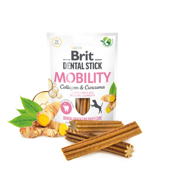 Brit Dental Sticks Mobility - KOLLAGÉN & KURKUMA