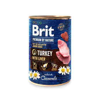 Brit Premium by Nature PULYKA + MÁJ 400 g