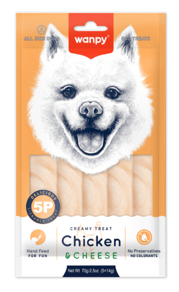 Wanpy Creamy Treat Sticks – csirkehús és sajt