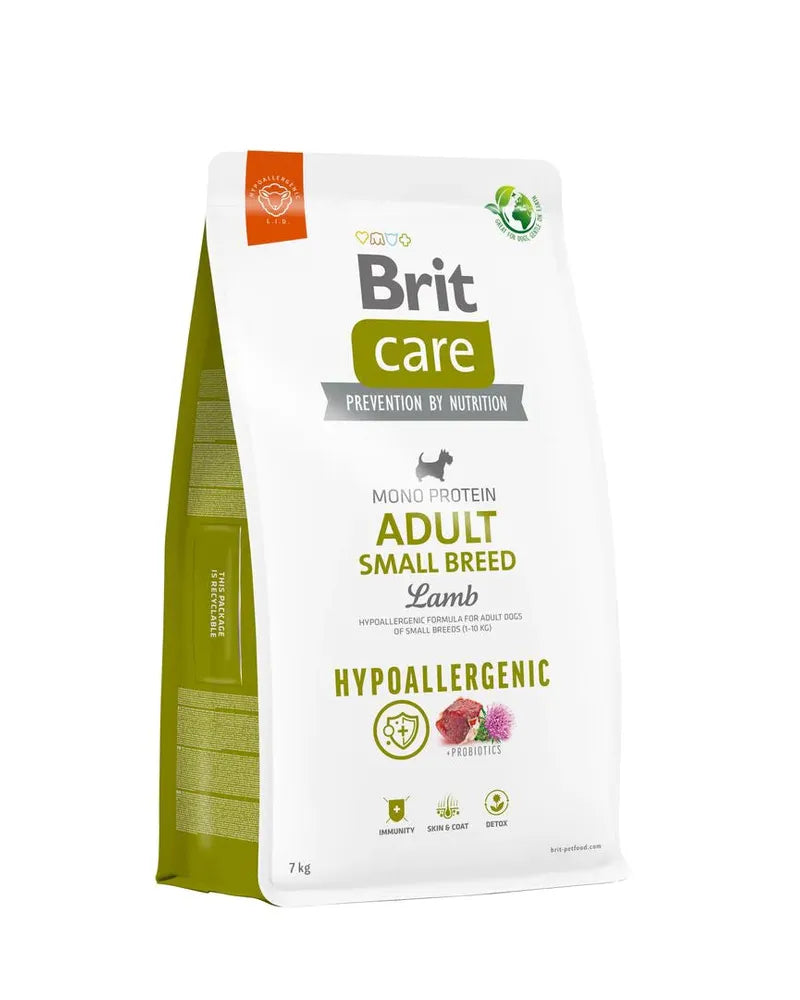 Brit Care Hipoallergén Adult Small Breed Lamb & Rice Hipoallergén 7kg