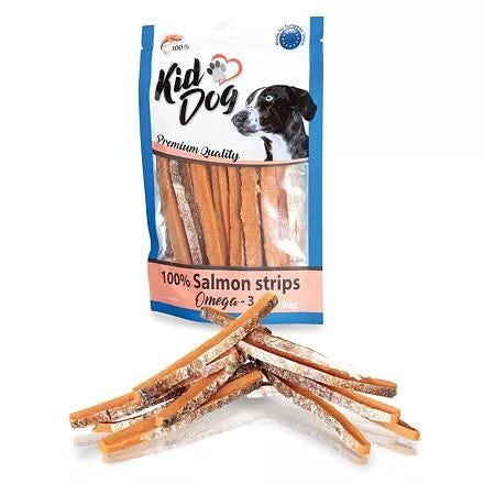 KidDog Steak Stripes Lazac szeletek 80 g