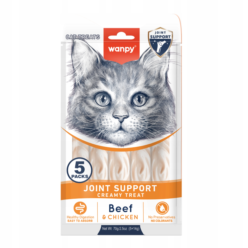 Wanpy Creamy Treat Sticks – marha és csirke