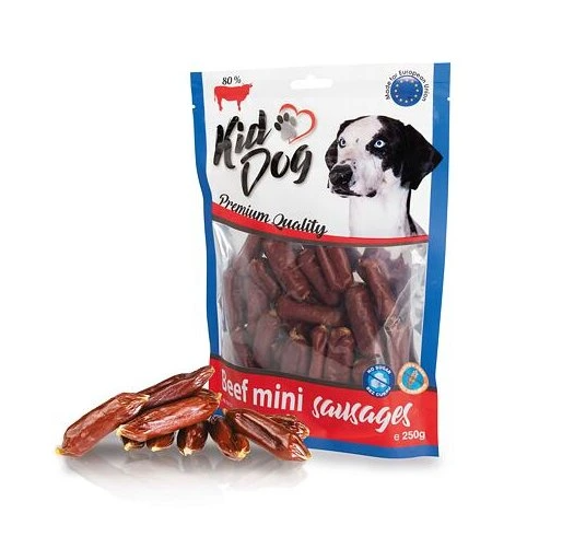 KidDog Beef Mini Sausages - marhahúsos 250g