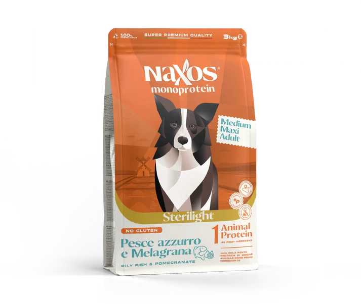 ADRAGNA NAXOS STERILIGHT MEDIUM/MAXI - Hal Monoprotein 12KG