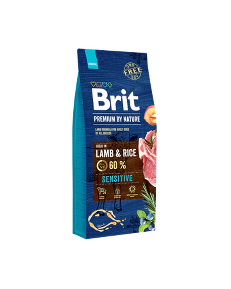 Brit Premium SENSITIVE BÁRÁNY & RIZS 3kg