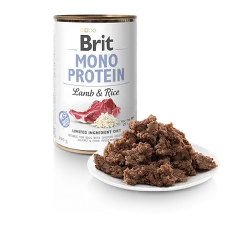 Brit Mono Protein BÁRÁNY & BARNARIZS 400g