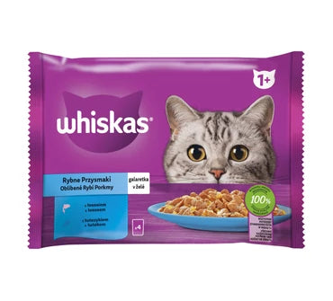 Whiskas 4x85 g halas aszpikban