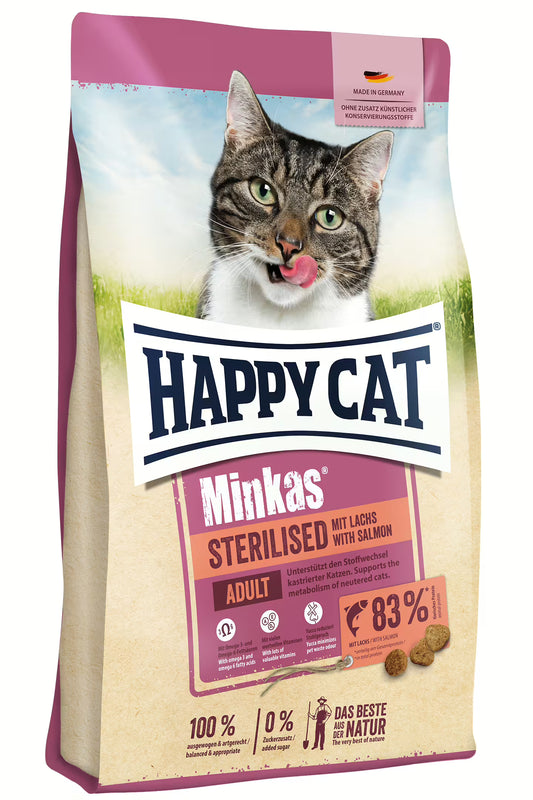 Happy Cat Minkas Sterilised Lachs - LAZAC (4kg)
