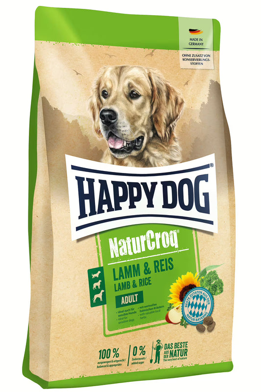 Happy Dog NaturCroq Lamb & Rice - BÁRÁNY ÉS RIZS (15kg)