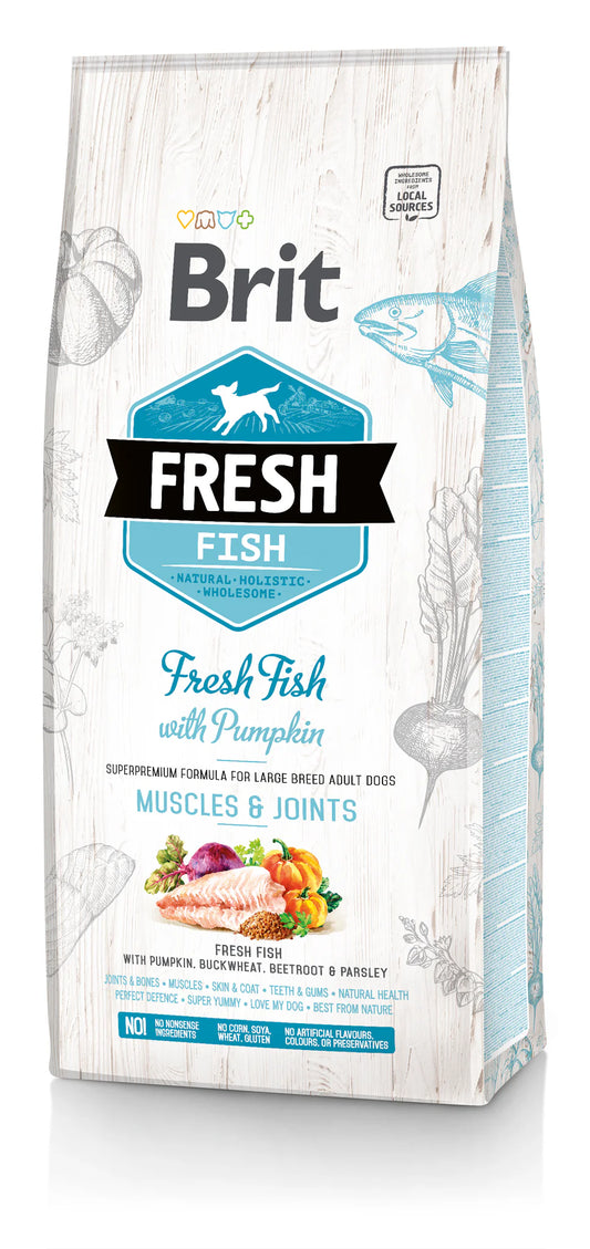 Brit Fresh LARGE BREED HAL & SÜTŐTÖK 12kg