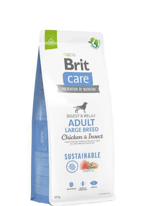 Brit Care ADULT - Large breed Chicken & Insect Sustainable - Fenntartható 12kg