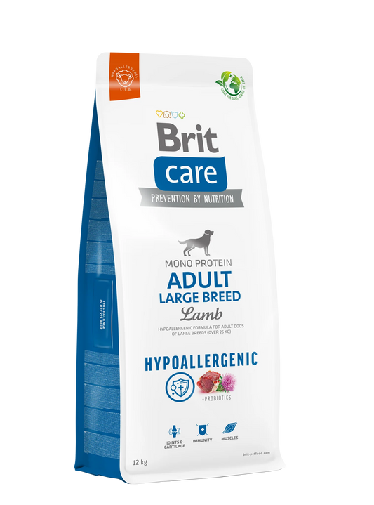 Brit Care Hipoallergén Adult Large Breed Lamb & Rice Hipoallergén 12kg