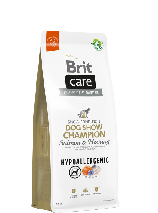 Brit Care Hipoallergén Dog Show Champion Salmon & Herring Hipoallergén 12kg