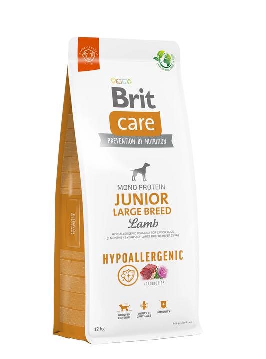 Brit Care Hipoallergén Junior Large Breed Lamb & Rice Hipoallergén 12kg