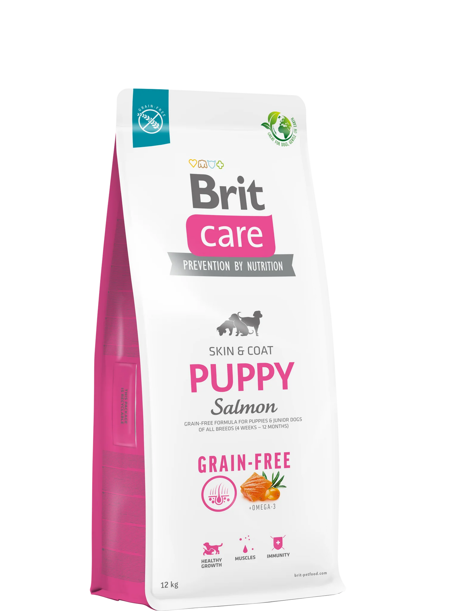 Brit Care Grain-Free Puppy Salmon & Potato Grain-free - Gabonamentes 12kg