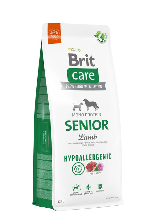 Brit Care Hipoallergén SENIOR Lamb & Rice 1kg