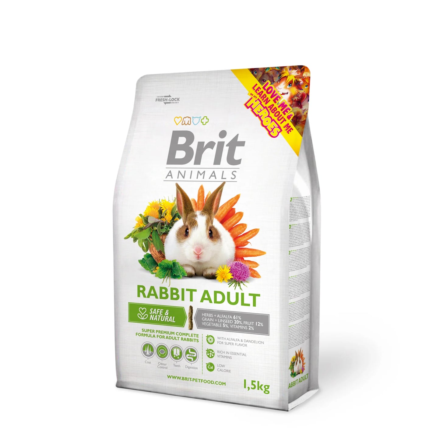 Brit Animals RABBIT ADULT NYÚL 3kg