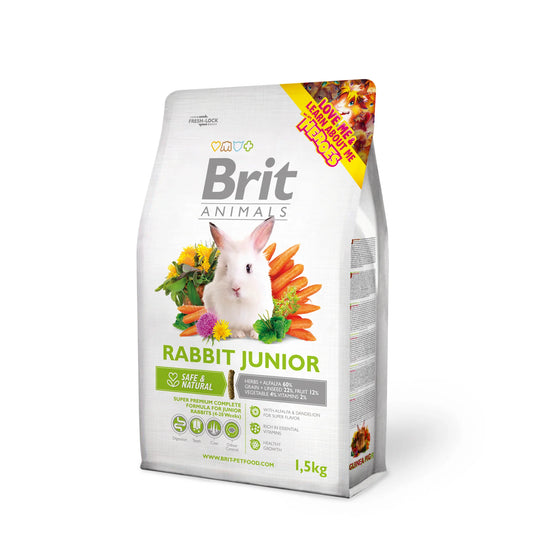 Brit Animals RABBIT JUNIOR NYÚL 1,5kg