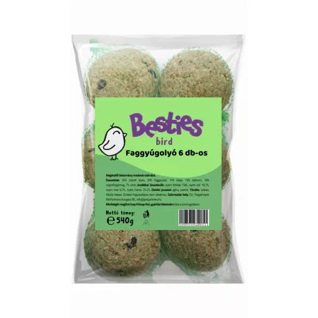 Besties Faggyúgolyó 6 db - 540 g