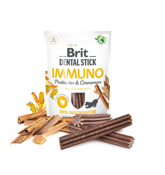 Brit Dental Sticks Immuno - PROBIOTIKUMOK & FAHÉJ
