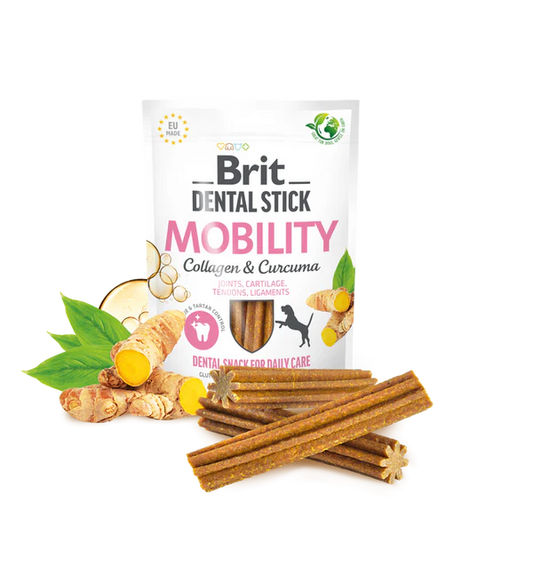 Brit Dental Sticks Mobility - KOLLAGÉN & KURKUMA