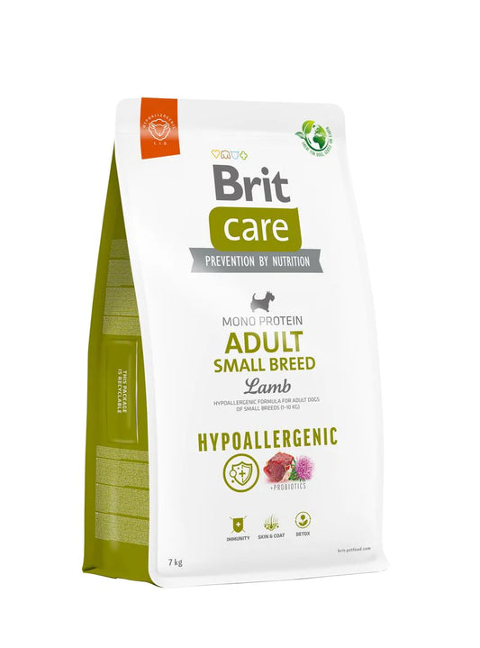 Brit Care Hipoallergén Adult Small Breed Lamb & Rice Hipoallergén 8kg