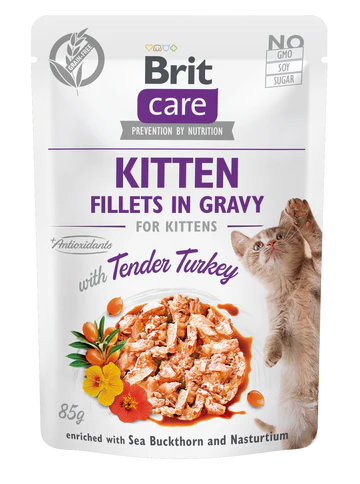 Brit Care Gravy KITTEN PULYKA 85G