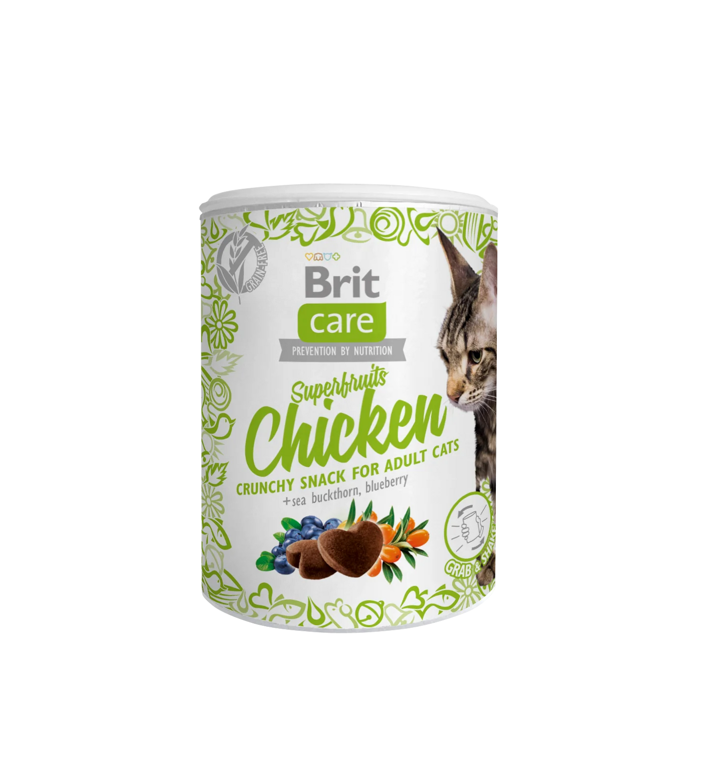 Brit Care Cat Snack Superfruits Chicken Csirke 100G