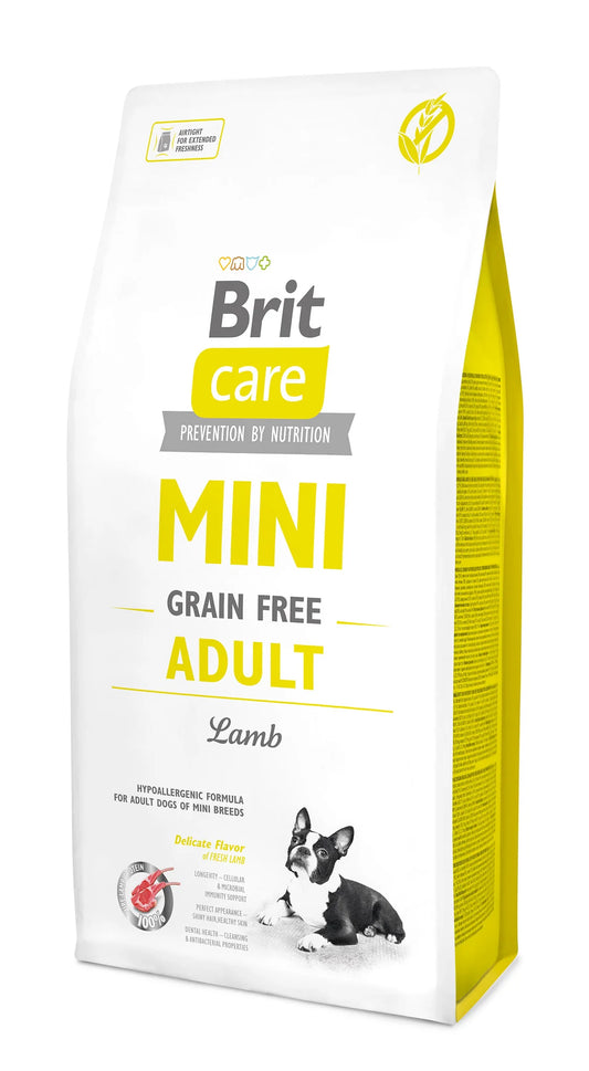 Brit Care MINI - ADULT BÁRÁNY Hipoallergén, Gabonamentes  2kg