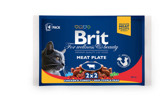 Brit Premium MEAT PLATE 4x100 g