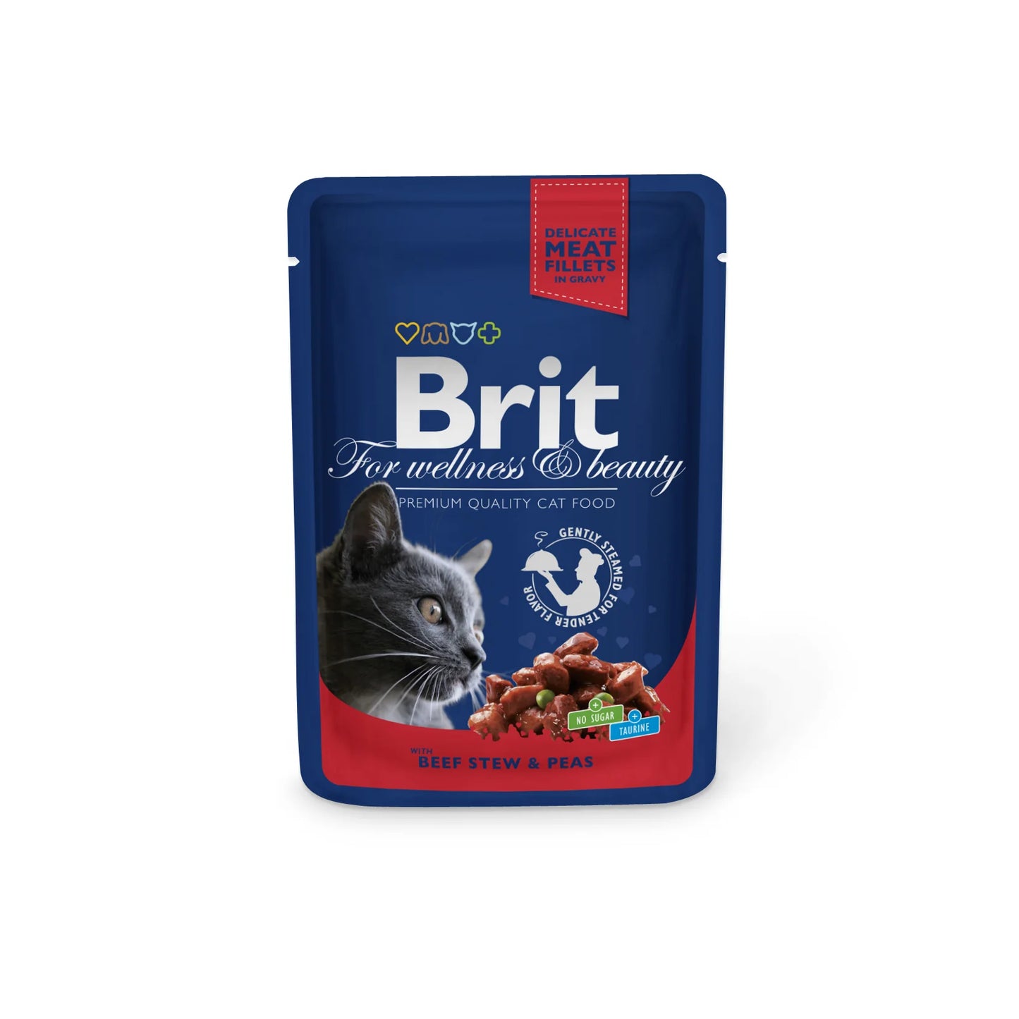 Brit Premium Cat Gravy MARHAPÖRKÖLT & BORSÓ 100g