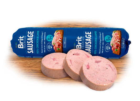 Brit Premium Kutyaszalámi CSIRKE & NYÚL 800g