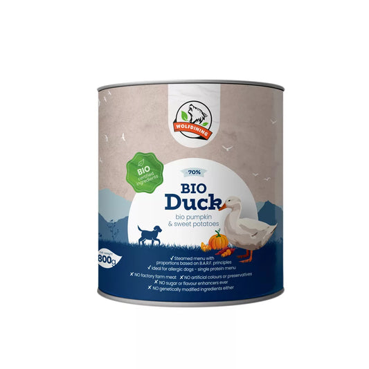Bio Kacsa párolt menü 800g