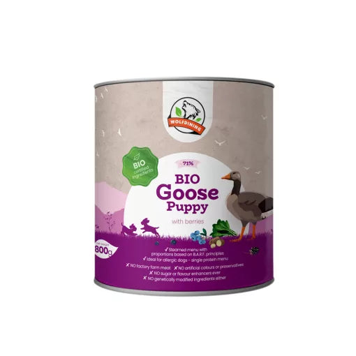 Bio Liba párolt menü kölyökkutyáknak 800g