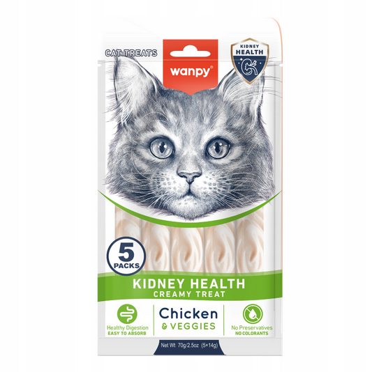 Wanpy Creamy Treat Sticks – csirke és a friss zöldségek