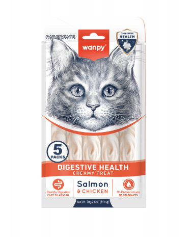 Wanpy Creamy Treat Sticks – lazac és csirke