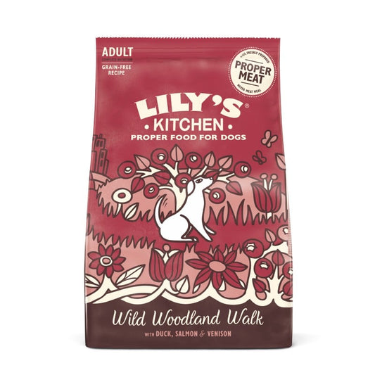 Lily’s Kitchen Wild Woodland Walk Adult – kacsa, lazac és szarvas (1kg)
