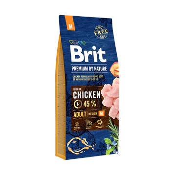 Brit Premium ADULT M 45% CSIRKE 3kg
