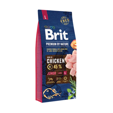 Brit Premium JUNIOR L 45% CSIRKE 15kg