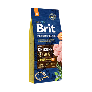 Brit Premium JUNIOR M 50% CSIRKE 3kg