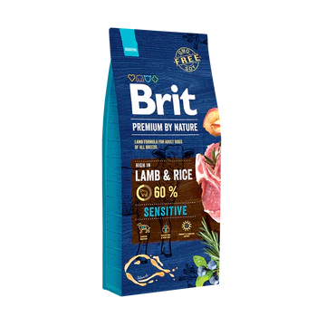 Brit Premium SENSITIVE BÁRÁNY & RIZS 3kg