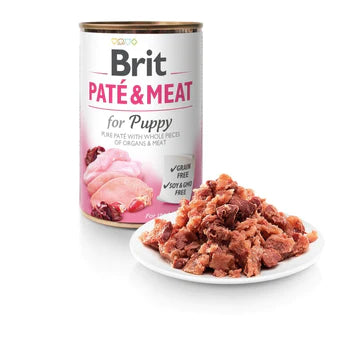 Brit Paté & Meat  PUPPY CSIRKE & PULYKA 400g