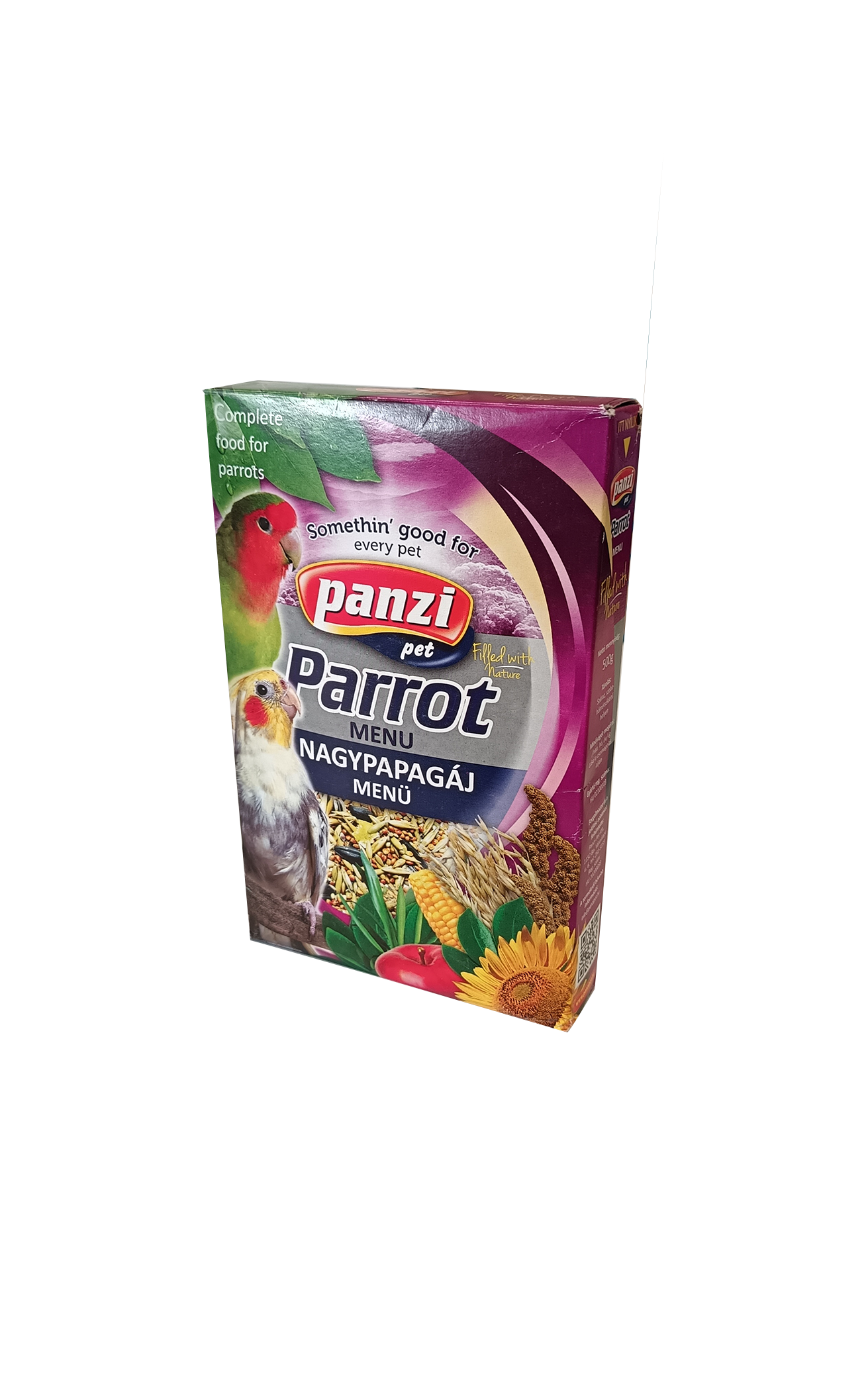 Panzi Parrot nagypapagáj eleség