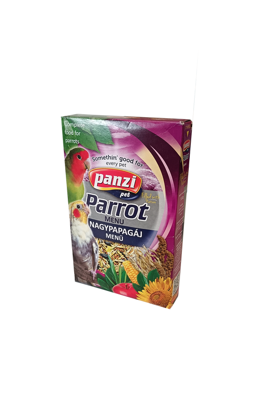 Panzi Parrot nagypapagáj eleség